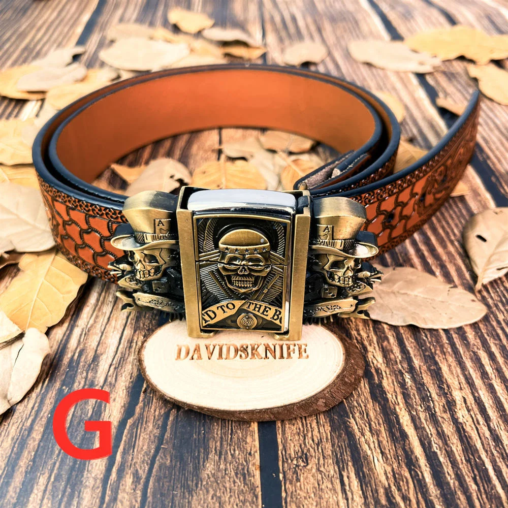 Western Belt and Lighter Buckle