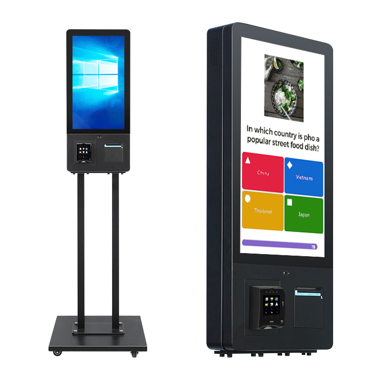 RFID OEM ODM Self Service QR Code Payment Kiosk with Camera Capacitive ...