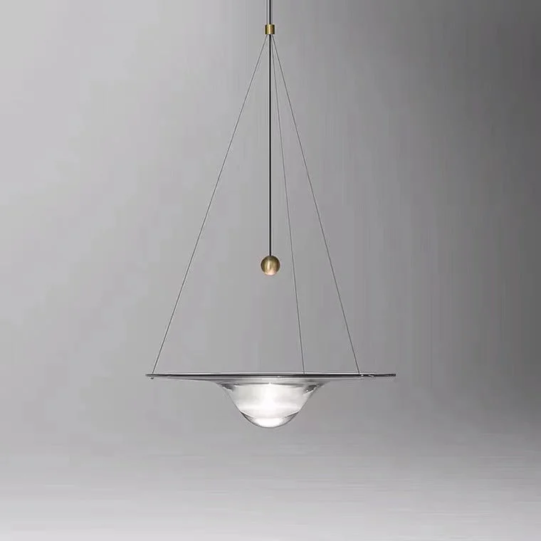 Nordic Living Room Chandelier Simple Art Glass Lighting