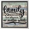 Text Family - 11CT Stamped Cross Stitch - 36*36cm