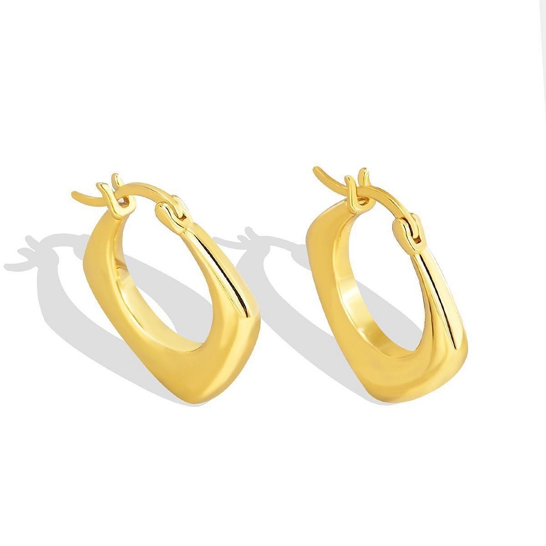 JIMIN PTD Gold Earrings 2 pcs