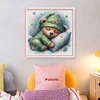 Sleeping Bear-11CT Stamped Cross Stitch 40*40cm/15.75*15.75in