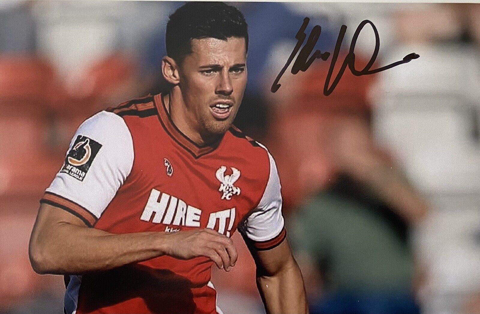 Ed Williamson Genuine Hand Signed Kidderminster Harriers 6X4 Photo Poster painting 2