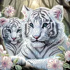 Diamond Painting-DIY Crystal Rhinestone White Tiger