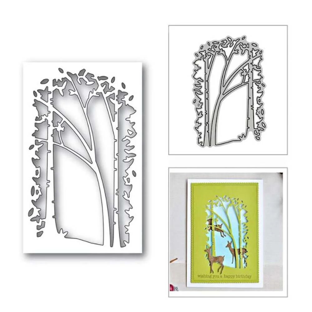 Nigikala tree Metal Cutting Dies DIY Scrapbooking Decor Card Making Embossing Craft Album Paper Stencil