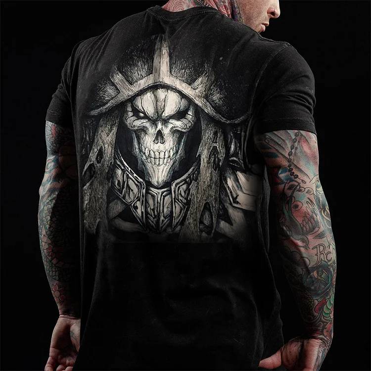 Skull Mens Classic Comfortable T-Shirt