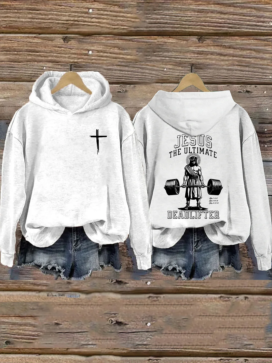 Vintage Jesus Ultimate Deadlifter Hoodie