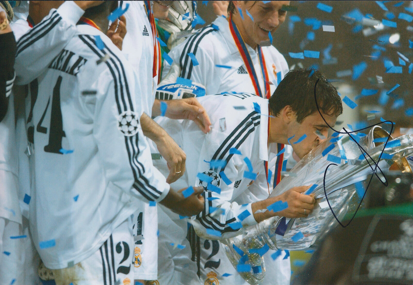 RAUL Raúl Signed Autograph 12x8 Photo Poster painting AFTAL COA Real Madrid Football Great RARE