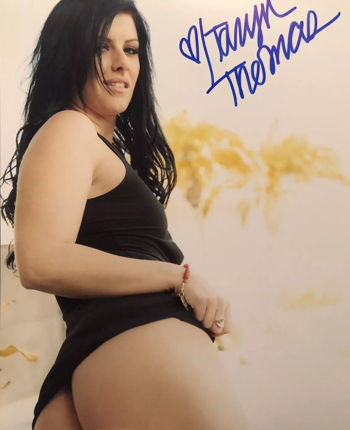 Taryn Thomas Adult STAR SIGNED 8X10 Photo Poster painting AUTOGRAPH Sexy Penthouse Model Booty