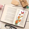 3Pcs Diamond Painting Flowers Butterfly Bookmark Making Kit