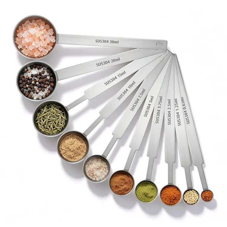 10-Piece Long-Handle Measuring Scoop Set