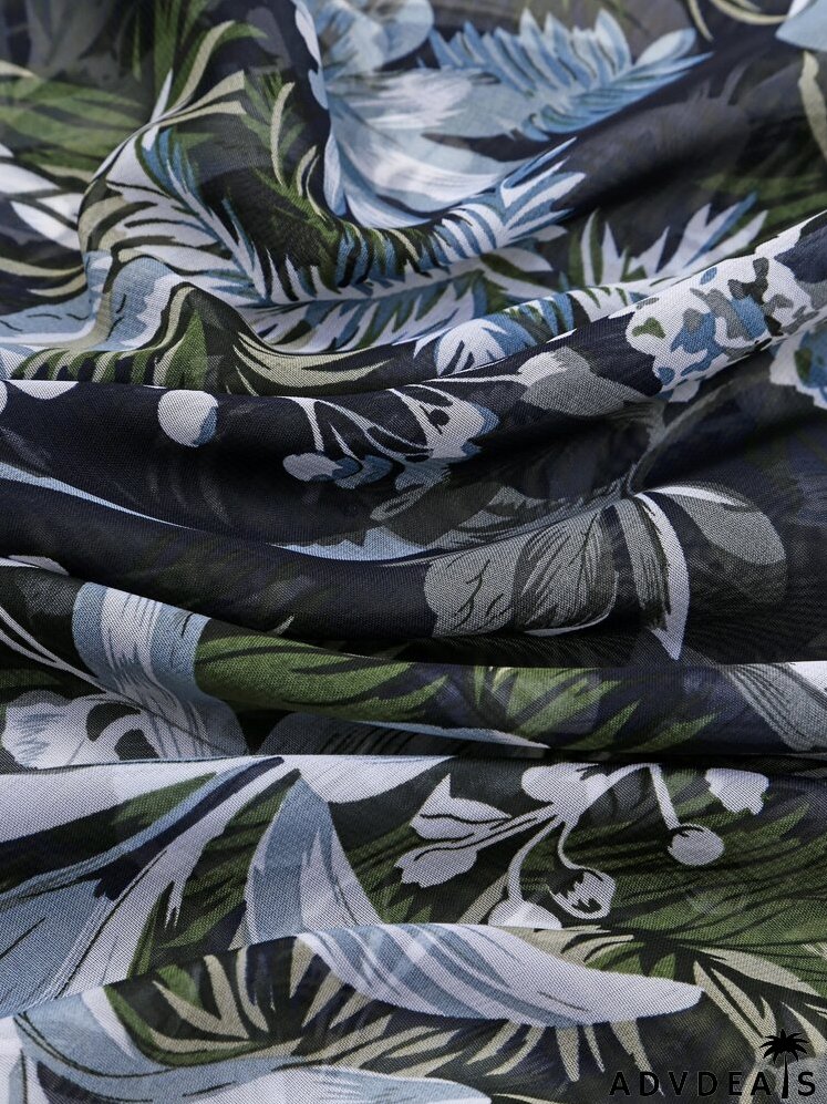 Floral Pattern Scarf