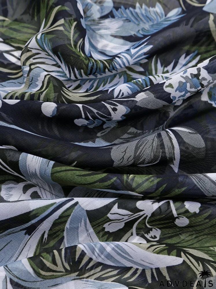 Floral Pattern Scarf