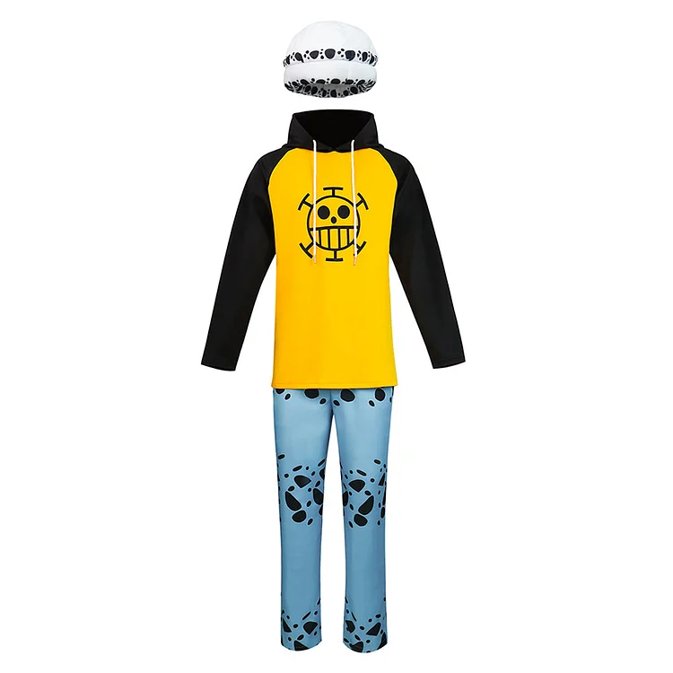 One Piece Trafalgar D. Water Law Cosplay Costume Outfits Halloween Carnival Suit