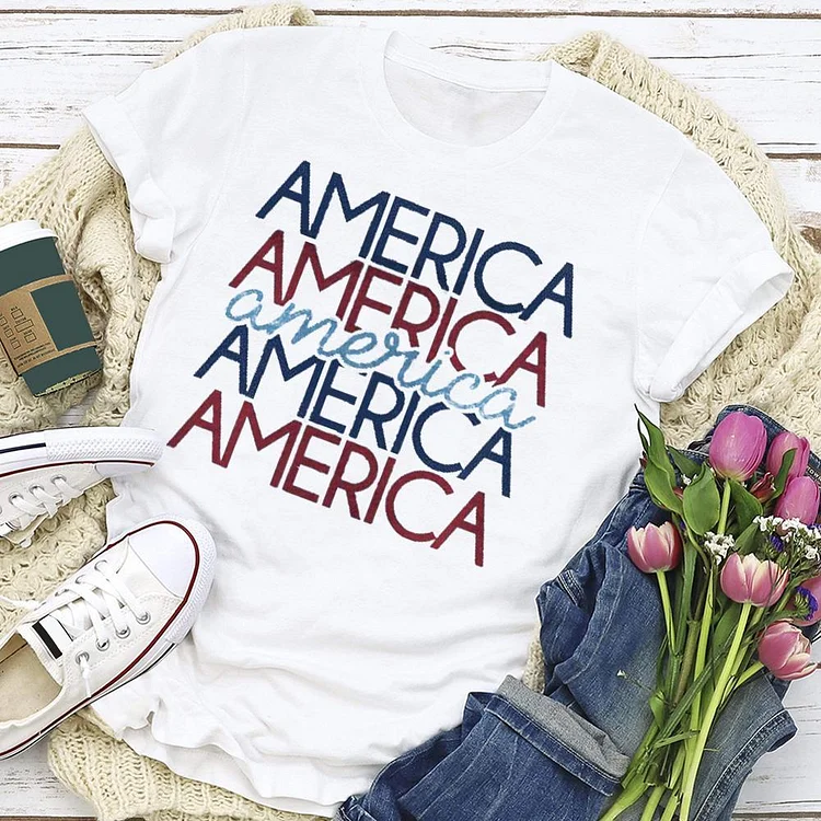 Funny Patriotic Independence Day  T-shirt Tee -