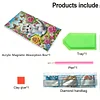 2pcs DIY 5d Diamond Painting Acryl Schmuckschatulle Kit Geschenk f&uuml;r Erwachsene (Katze)
