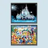 （2-Pack)Disney-Full Round Diamond Painting 40*30cm