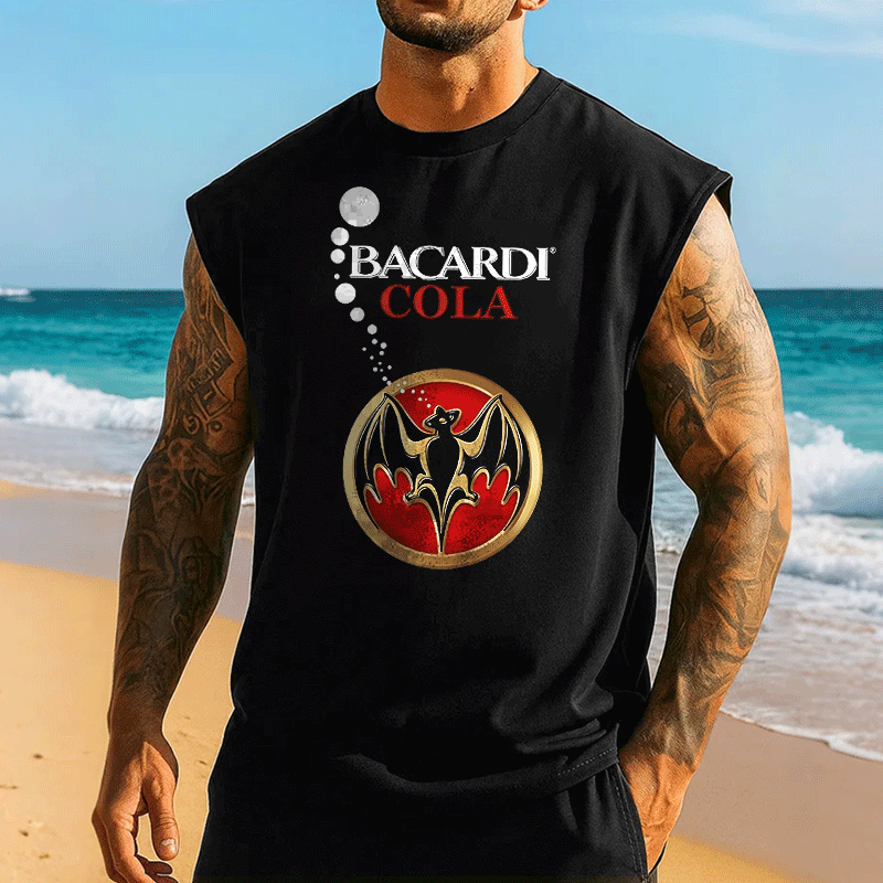 Stylish Sleeveless Tee For Beach And Casual Wear / TECHWEAR CLUB / Techwear