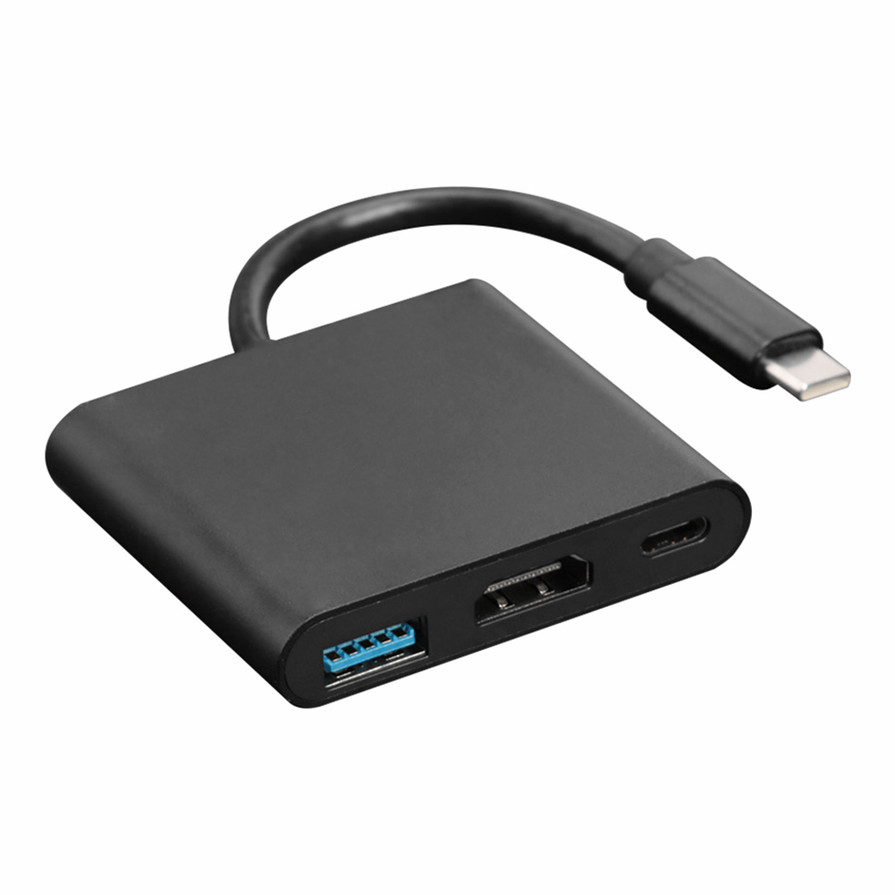 

3 in 1 USB3.1 Converter USB-C to USB3.0+4K HDMI-compatible+PD USB-C Adapter for Switch, 501 Original