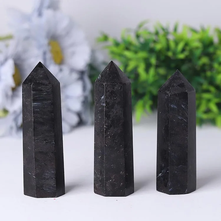 Crystal Crafts Firework Stone Towers Points Bulk Polished Flash Astrophylite