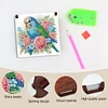 Parrot Diamond Painting Notecard Box Gem Art Sticky Note Holder for DIY Art