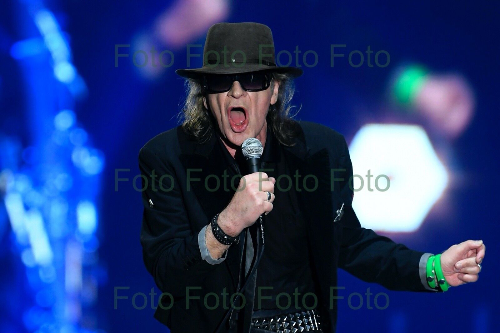 Udo Lindenberg Rock Musik Maler Foto 20 x 30 cm ohne Autogramm (Be-1