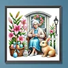 Diamond Painting -DIY Full Round Drill Easter Grandma