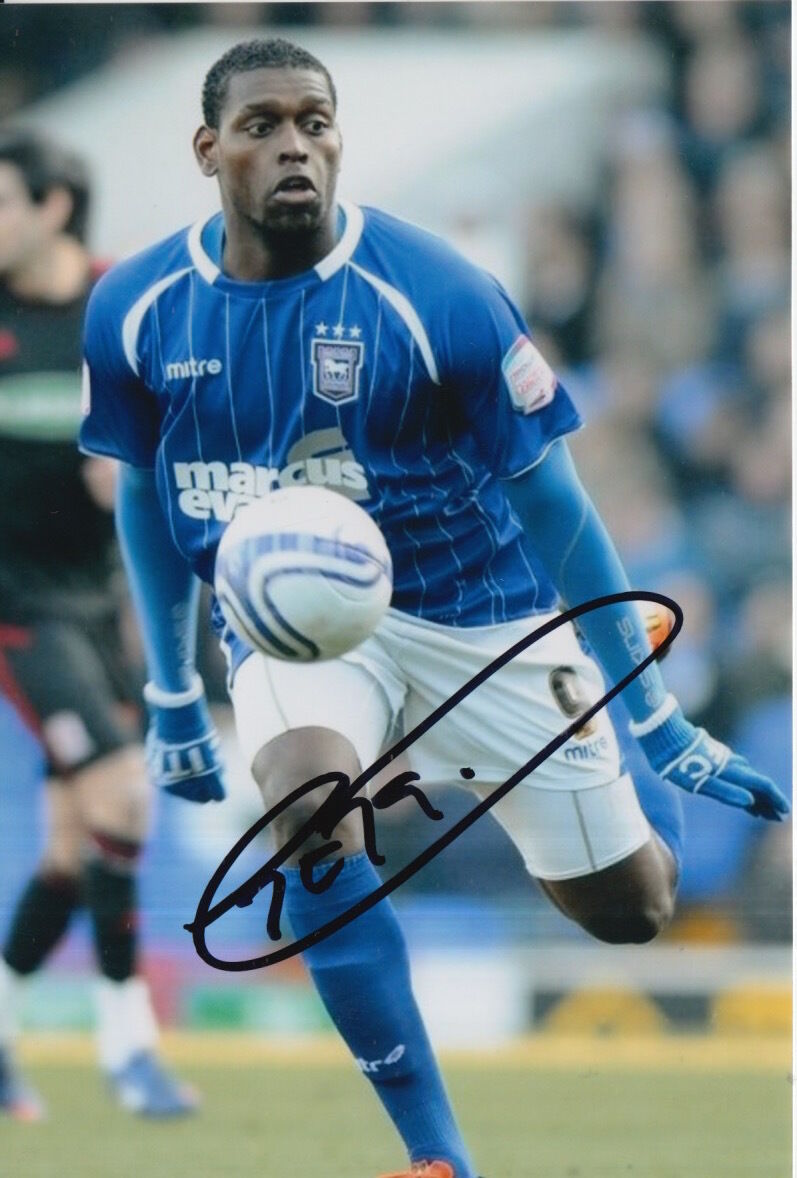 IPSWICH TOWN HAND SIGNED JAY EMMANUEL THOMAS 6X4 Photo Poster painting 1.