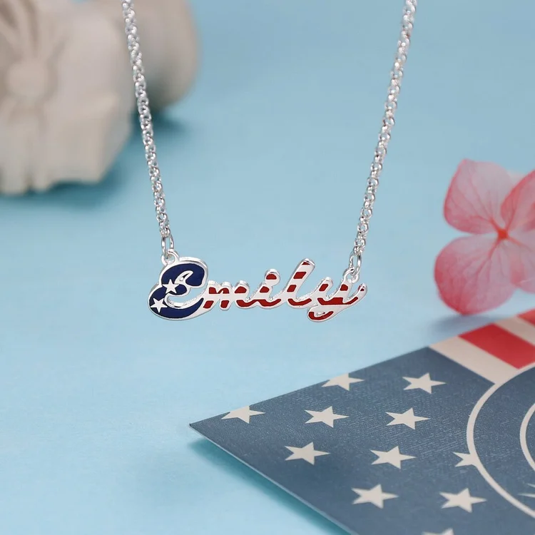 Personalized Necklace Custom 1 Name Necklace Gift For Women