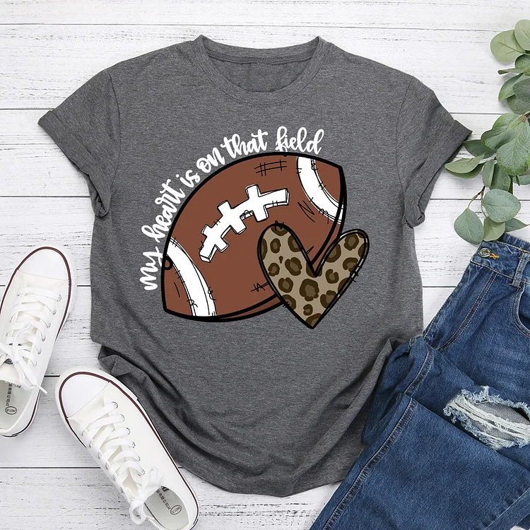 My heart is  on that field T-Shirt Tee -08221-Annaletters