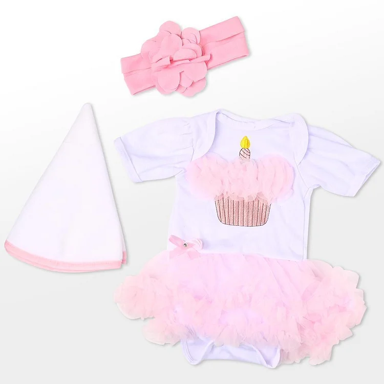  Reborn Babypuppen Kleidungen Pink Outfits für 20"- 22" Reborn Babypuppe Mädchen Outfits - RSDP-Rebornbabypuppen-Rebornbabypuppen.de