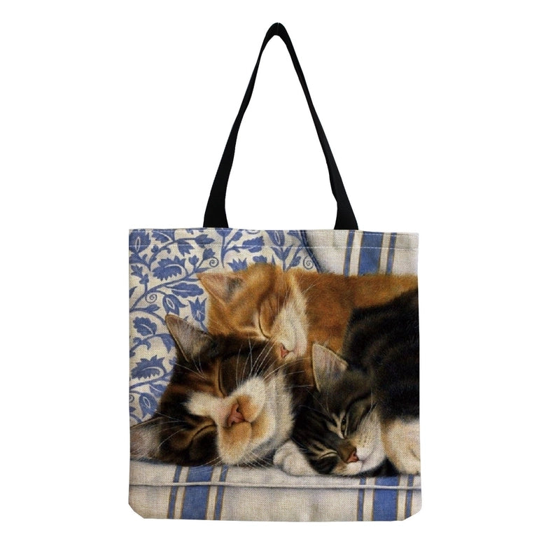 Women’s Cute Cat Shopping Bags