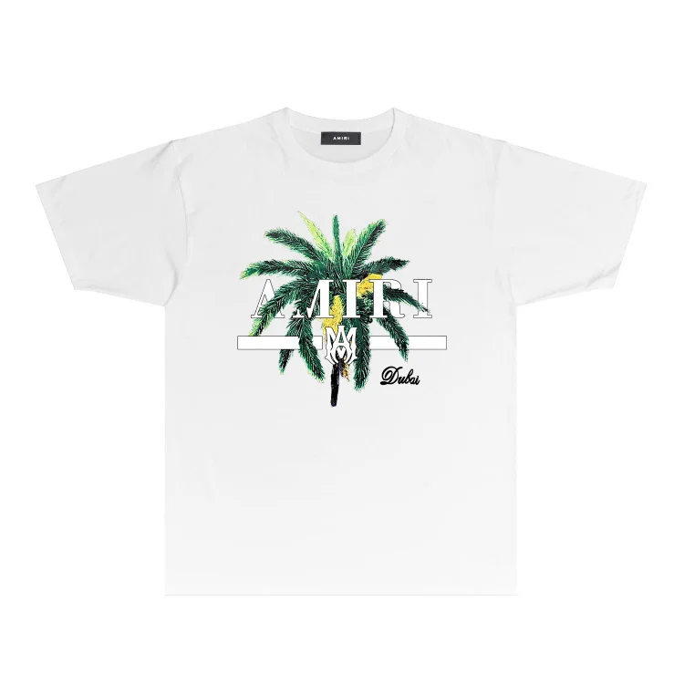 Amiri T Shirts Fashion Brand Short Sleeve T-shirt Shirt