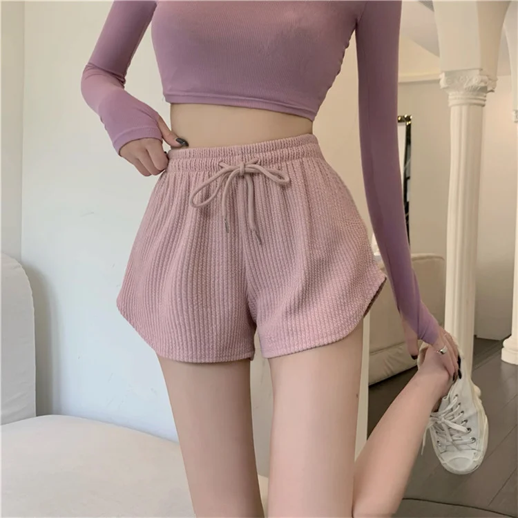 Uveng Uveng Fitness Shorts Female 2024 Summer Thin Loose Casual Large Size Wide Leg High Waist A Word Student Sports Hot