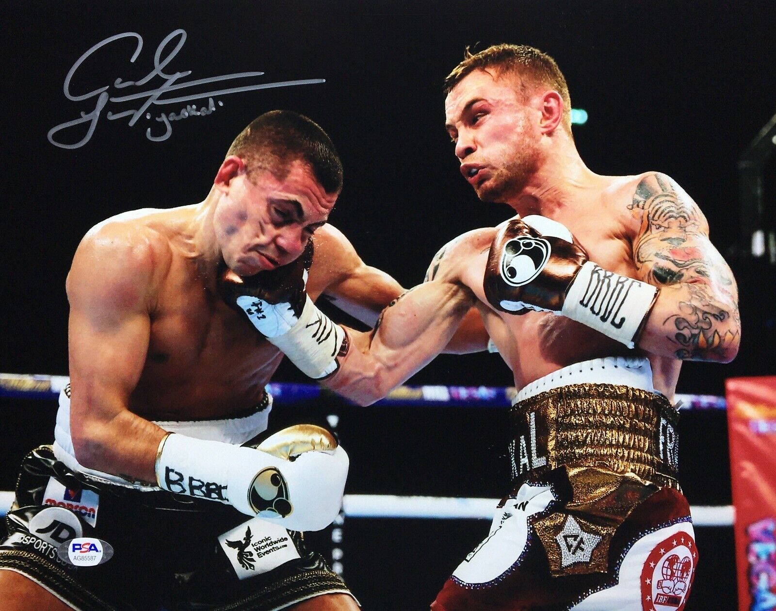 Carl Frampton Signed 11x14 Photo Poster painting Jackal