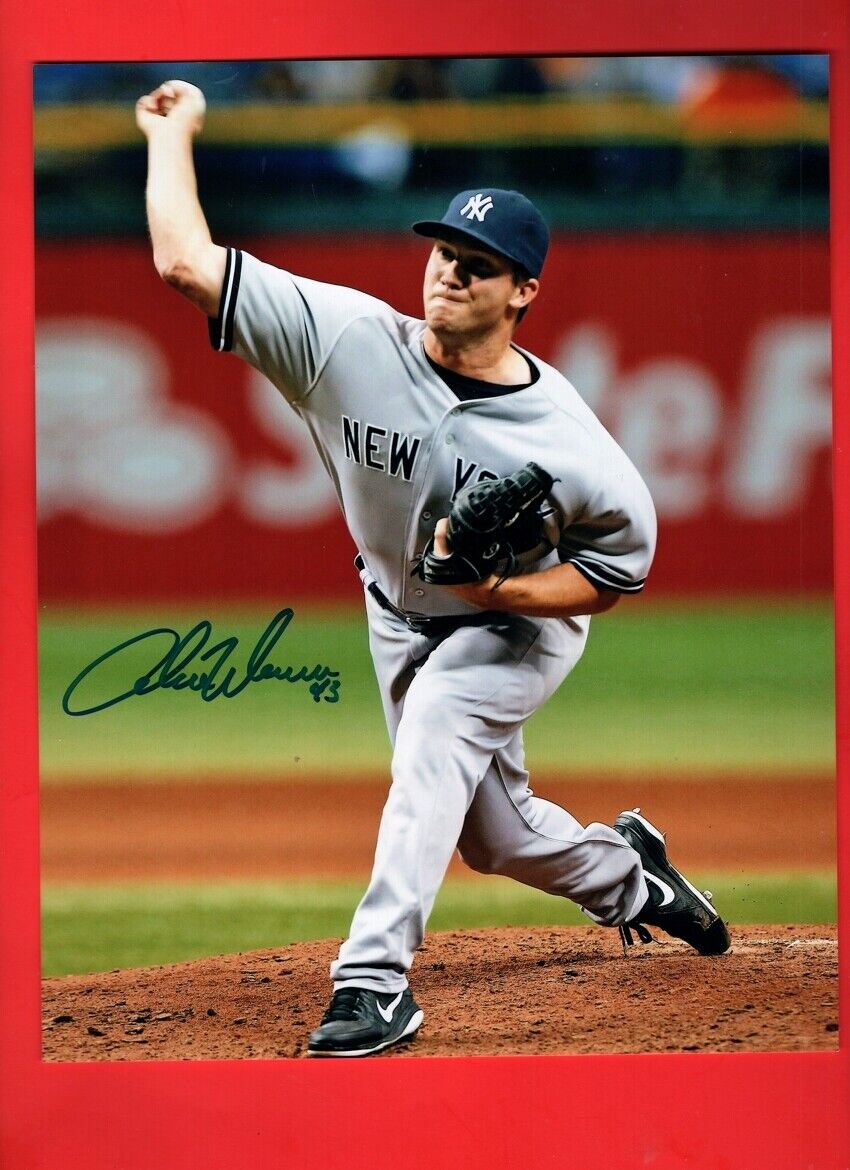 2012-18 ADAM WARREN-NY YANKEES AUTOGRAPHED COLOR GLOSSY 8X10