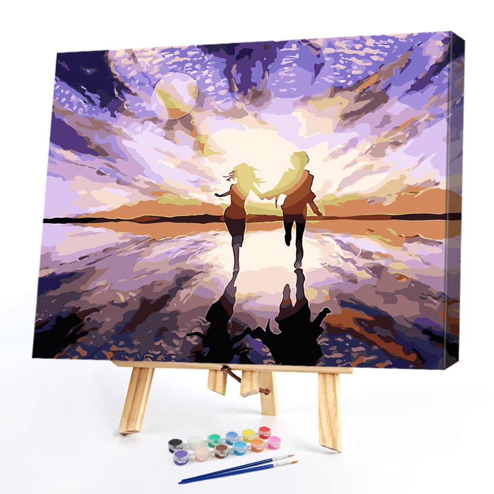 

40*50CM Paint By Numbers-Running, 501 Original