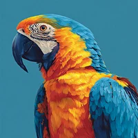 Vibrant Tropical Bird - Diamond Painting