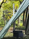 Fireproof Pipe Wrap Pipe Insulation Webbing w/ 2 Clamps for Stove Flue Protector