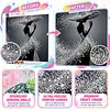 Pearl Lady Silhouette 5D DIY Diamond Art Painting Kit Partial Drill 30x30cm
