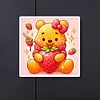Diamond Painting -5D Full Round Drill Bear Strawberry