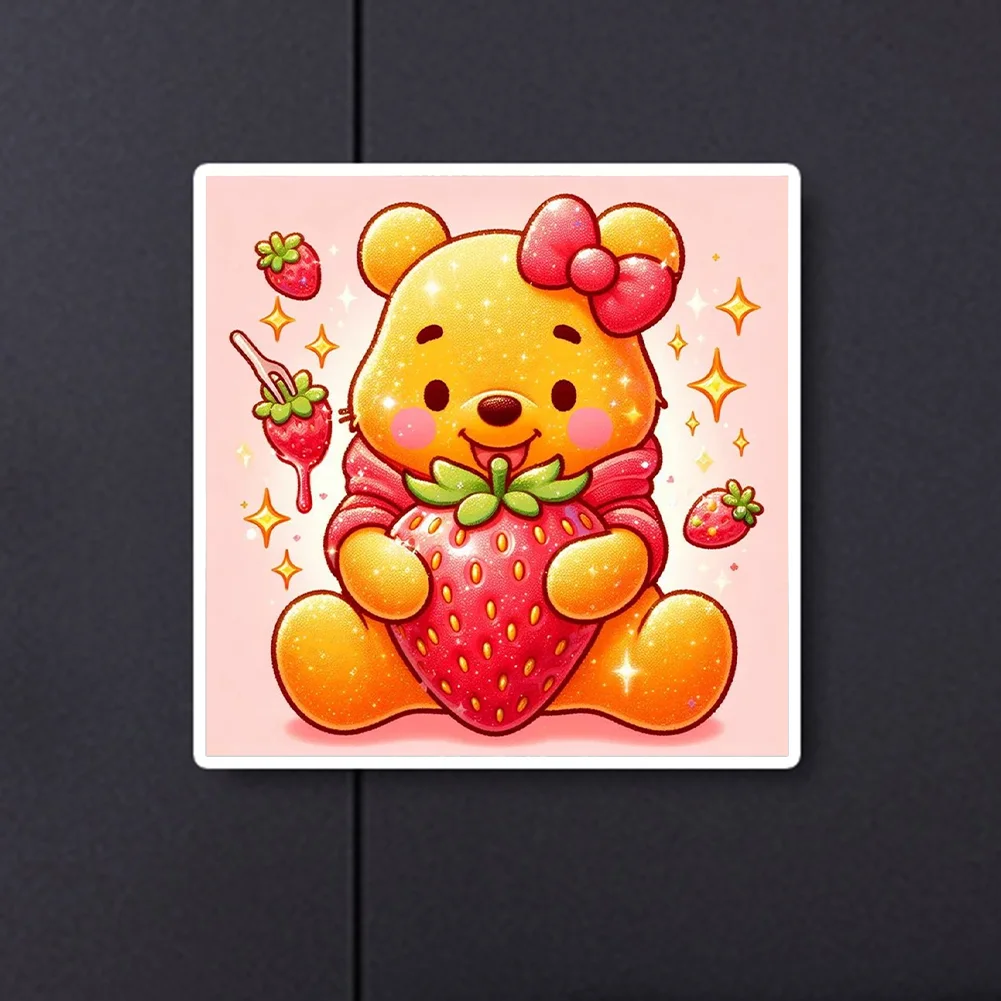 Full Round Diamond Painting 30*30cm - Winnie The Pooh And Strawberry