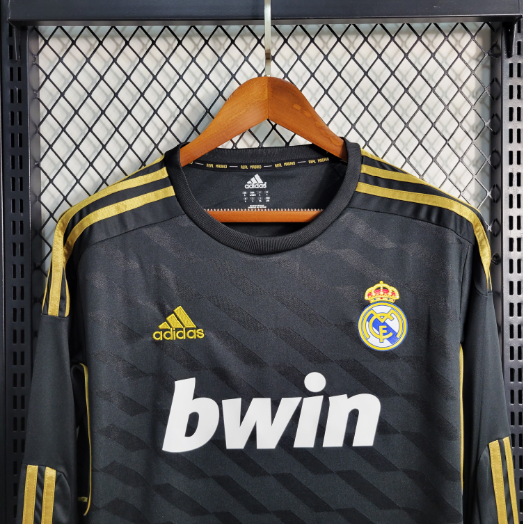 Retro 2011/2012 Real Madrid Away Long Sleeve Football Shirt Thai Quality