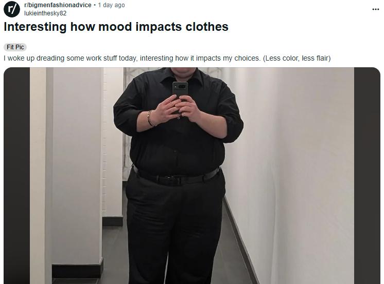 big men's clothing