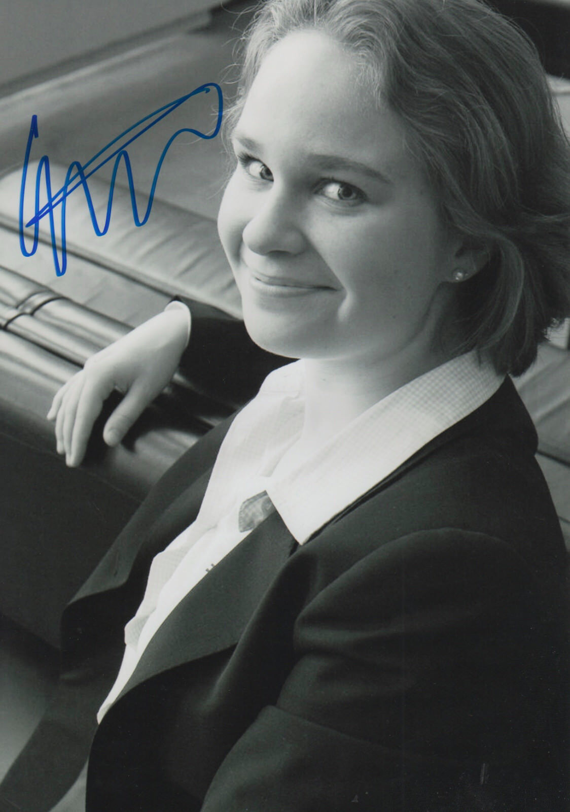 Eva Ollikainen Conductor signed 8x12 inch Photo Poster painting autograph