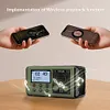 10000mAh Emergency Radio Solar/Hand Crank Charging Multifunctional DAB FM Radio