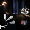 Galaxy Star Projector USB 2 in 1 Night Light Starry Sky Lamp 360