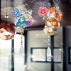 2pcs Flower Bunny Diamond Painting Double-sided Crystal Window Suncatcher Craft Set Birthday Gifts Home Garden Decor Hanging Kit