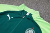 Joyfball 2024/2025 Palmeiras Long Zipped Jacket Dark Green Football Shirt 1:1 Thai Quality