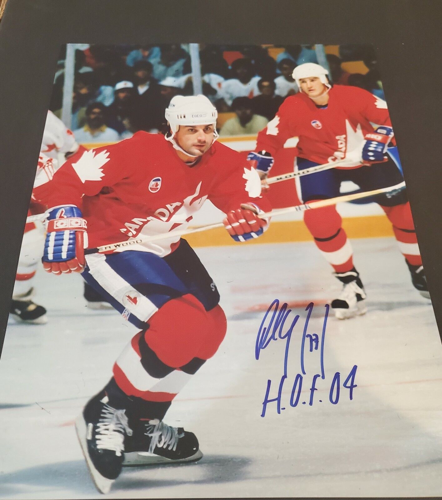 Autographed Paul Coffey Team Canada 11x14 Photo Poster painting - w/COA